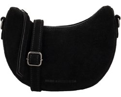 Hide & Stitches Brazos Schoudertas - Crossbody - Tas - Leer - Leren Dames Tas - Zwart
