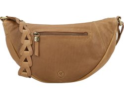 Hide & Stitches Daydreamer Crossbody Schoudertas - Heuptas - Festivals - Fanny Pack - Leren Dames Tas - Cognac.