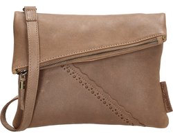 Hide & Stitches Marrakech Schoudertas - Dames Tas - Taupe.