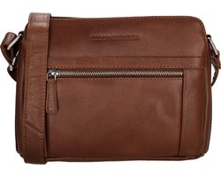 Hide & Stitches Mississippi Schoudertas - Dames Tas - Cognac