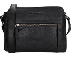 Hide & Stitches Mississippi Schoudertas - Dames Tas - Zwart