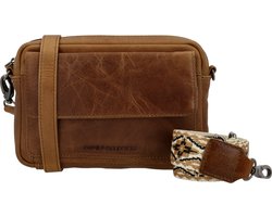 Hide & Stitches Next Navajo Schoudertas - Dames Tas - Bruin.