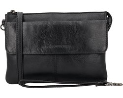 Hide & Stitches Porto Schoudertas - Dames Tas - Zwart.