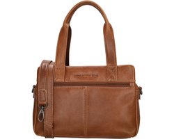 Hide & Stitches Porto Schoudertas - Handtas - Crossbody - Leer - Compact Model - Leren Dames Tas - Bruin