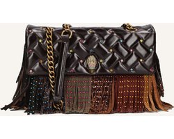 Kurt Geiger London Lg Kensington Fringe Schoudertassen Dames - Brons - Maat ONESIZE