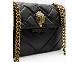 Kurt Geiger London Mini Kensington X Bag Schoudertassen Dames - Zwart - Maat ONESIZE