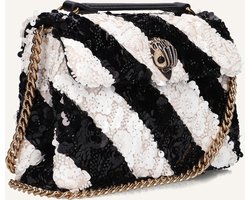 Kurt Geiger London Sequins Md Kensington Schoudertassen Dames - Zwart - Maat ONESIZE