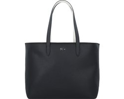 LACOSTE Schoudertas Shopper Anna Zipped Shopping Bag Noir Farine Zwart