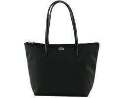 LACOSTE schoudertas Shopping Bag Noir zwart