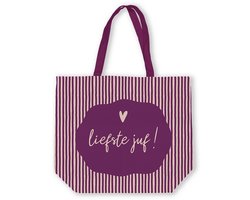 Liefste juf shopper - tas - juffrouw - bedankje juf - juf cadeau