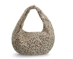 Manfield - Goudkleurige panter schoudertas