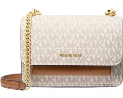Michael Kors Claire Crossbodytas Dames - Vanilla - One Size