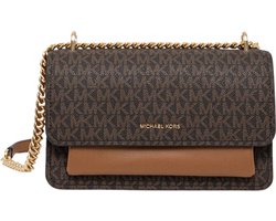 Michael Kors Claire Dames Schoudertas - Bruin - One Size