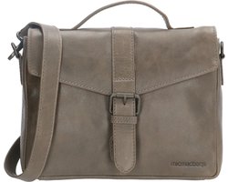 Micmacbags Porto Schoudertas - Grijs - 100% Leer