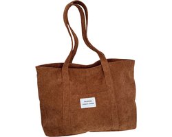 Minimalistische - Lichtgewicht Business Casual Tote Bag - Bruin