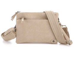 Natural crossbody en schoudertasje Gent OLT13698