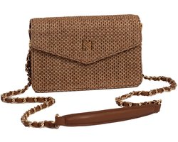 Nikkie Daxing Raffia Schoudertas