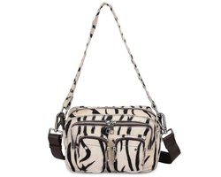 Núnoo Ellie Schoudertassen Dames - Bruin - Maat ONESIZE