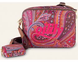 Oilily Simones - Schoudertas - Dames - Ritssluiting - Verstelbare Schouderband - Bruin - One size