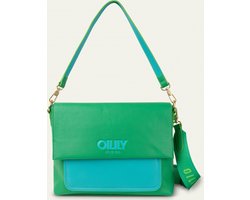 Oilily Sofia - Schoudertas - Dames - Ritssluiting - Verstelbare Schouderband - Groen - One size