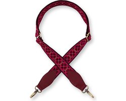 Pip Studio Embroidery Strap Schouderband Flower Red