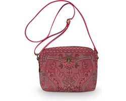 Pip Studio Schoudertas - Kyoto Festival - Donkerroze - 23.5x18x7.5cm