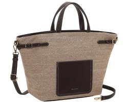 Puccini Grote Schoudertas Dames - Nella - Beige