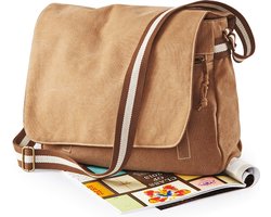 Quadra - Schoudertas - Kaki