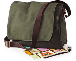 Quadra Unisex Schoudertas - Groen