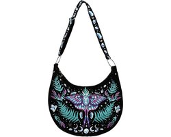 Restyle - Enchanted Forest Schoudertas - Zwart