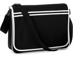 Retro messenger - Schoudertas - Zwart