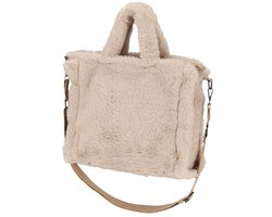 Sarlini - Tas Imitatiebont - Faux Fur - Fluffy wintertas - Beige