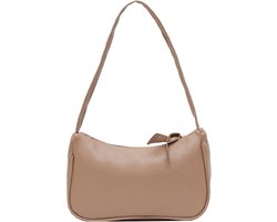 Schoudertas / Handtas | Camel | 23 x 14 x 8 cm | Kunstleer | Fashion Favorite