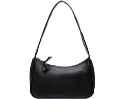 Schoudertas / Handtas | Zwart | 23 x 14 x 8 cm | Kunstleer | Fashion Favorite