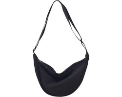 Schoudertas - Zwart | 32 x 17 x 8 cm | Nylon/Polyester | Fashion Favorite