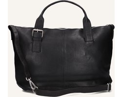 Shabbies Essie Laptop Schoudertassen Dames - Zwart - Maat ONESIZE