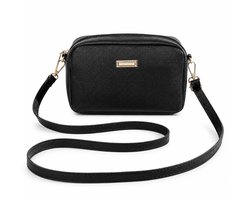 Sofia Crossbody Tas Zwart | Kunstleder | 20 x 12 x 5 cm | Schoudertas | Fashion Favorite