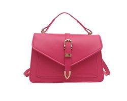 Somstyle Schoudertas - 22 x 15 x 7 CM - Handtas Klein - Crossbody Tas Dames - Roze