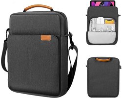 Somstyle Tas met Tablethoes Geschikt voor 9-11 Inch Tablets - Draagtas met Schouderriem - Grijs