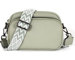 TAN.TOMI Schoudertas Dames – Crossbodytas – Kleine Handtas – Schoudertasje Casual – Lichtgewicht – Praktisch & Stijlvol – Dames Tas voor Dagelijks Gebruik - Lichtgroen