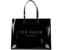 Ted Baker schoudertas Crikon Crinkle Icon Bag Black zwart