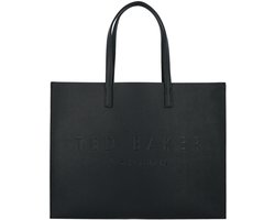 Ted Baker schoudertas Sukicon Crosshatch East West Icon Bag Black zwart