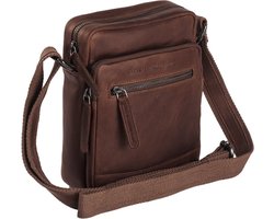 The Chesterfield Brand - Leren Schoudertas Bruin Birmingham