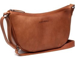 The Chesterfield Brand - Leren Schoudertas Cognac Piemonte