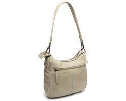 The Chesterfield Brand - Leren Schoudertas Oceaan Groen Caroline