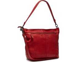 The Chesterfield Brand - Leren Schoudertas Rood Bolivia