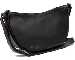 The Chesterfield Brand - Leren Schoudertas Zwart Piemonte