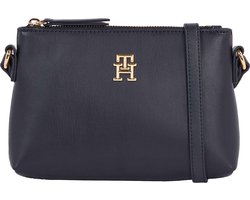 Tommy Hilfiger Blauwe Polyethyleen Schoudertas Met Logo
