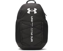 Under Armour Hustle Sport 6.0 Backpack Unisex Rugzak - Zwart - Zilver