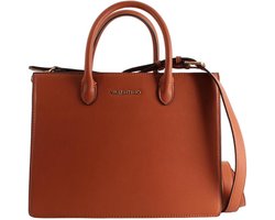 VALENTINO Schoudertas Handtas Zermatt Re Shopping Bag Cuoio / Multicolor Bruine